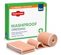 SOL 3pk Fabric Plaster Strips - Cut to Size Waterproof Breathable Plasters | Large Fabric Plasters - 3 x 2m Rolls, Flexible Waterproof Plaster Strips, Cut to Size for First Aid Kit