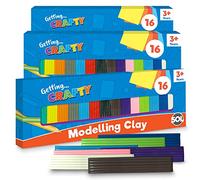 SOL 3pk Modelling Clay for Kids 16 Assorted Colours - Soft Clay Kit for Kid, Promotes Creativity and Sensory Play, Ideal for Crafts, School Projects, Anxiety Relief, Gift and Party Giveaways