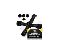 SOL 4 Way Utility Key ? Multi-Purpose Tool for Radiator Bleed, Gas & Electric Meter Boxes, Service Panels & Cabinets