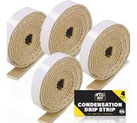 SOL 4Pk Condensation Drip Strip 2M X 15mm Absorbent Tape For Window Condensation And Moisture Control Window Drip Strips