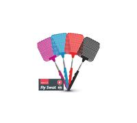 SOL 4pk Long Fly Swatter 45cm, Heavy Duty Swat for Mosquitoes, Flies, Wasps, Cockroaches, Moths, and Flying Pests