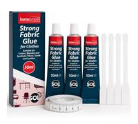 SOL 4pk Strong Fabric Glue For Clothes - Waterproof Fabric Adhesive - 200ml