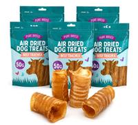 SOL 5Pk Beef Trachea For Dogs - 250G Natural Dog Treats Air-Dried Single Ingredient