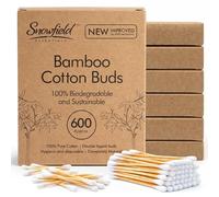 SOL 600pk Bamboo Cotton Buds - Biodegradable Swabs