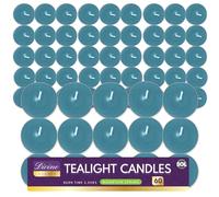 SOL 60pk Mountain Spring Scented Tea Light Candles Long Burning - 3.5 Hour Burn Time, Ideal for Home, Relaxation, Spa, Massage, Romantic Dinners, Weddings, Anniversaries, Festive Decor & Cosy Evenings