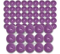 SOL 60Pk Tea Light Candles Wild Lavenders, 3.5 Hour Burn Time, Scented Tea Lights For Home Decor, Relaxation And Cosy Evenings