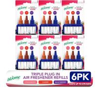 SOL 6pk Triple Plug In Air Freshener Refills - Berry Scent - 6pk x 7ml