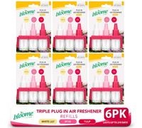 SOL 6pk Triple Plug In Air Freshener Refills - Floral Scent - 6pk x 7ml