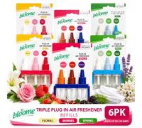 SOL 6pk Triple Plug In Air Freshener Refills - Mixed Scent - 6pk x 7ml