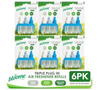 SOL 6pk Triple Plug In Air Freshener Refills - Spring Scent - 6pk x 7ml