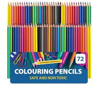 SOL 72 Colouring Pencils for Adults, Assorted Colouring Pencils for Kids with Wide Colour Range, Break-Resistant Coloured Pencils for Artist, Arts & Crafts, Rich Vibrant Hue that Blend Smoothly