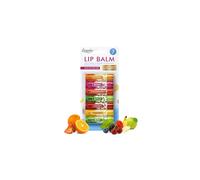 SOL 7pk Womens Lip Balm Set Flavoured Moisturiser for with Beeswax & Vitamin E - Fruit Lipbalm for Girls and Teens
