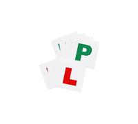 SOL 8pk Magnetic L & P Plates, Learner Car Stick On Sticker UK Sign for New Driver Motorcycle Lerner Pass Playes, Strong Grip, Weatherproof, Easy Fit