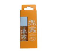 Sol Beauty Salted Caramel Vanilla Lip Oil with Cocoa Butter and Shea Butter, Hydrate and Soften your Lips, Vegan Friendly and Cruelty Free Lip Oil 3g