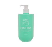 Sol Beauty Shower Cream Coconut Scent Oil Argan & Vitamin E Moisturising 500Ml In Mint Mint