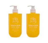 Sol Beauty Shower Cream Salted Caramel Vanilla Scent Brazil Nut Extract 500Ml In Yellow Yellow