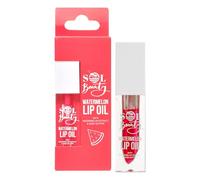 Sol Beauty Watermelon Lip Oil with Watermelon Extract and Shea Butter, Nourish, Hydrate and Soften your Lips, Vegan Friendly and Cruelty Free Lip Oil 3g