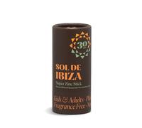 Sol De Ibiza Super Zinc Stick - Natural Mineral Sunscreen for Sensitive Areas SPF 30 - For Kids & Adults - Fragrance Free