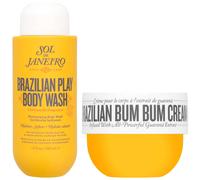 Sol de Janeiro - Bundle Duo: Brazilian 4Play Moisturizing Shower Cream-Gel 385ml & Bum Bum Cream 240ml for Women, sulphate-free