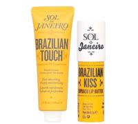 Sol de Janeiro - Bundle Duo: Brazilian Kiss Cupuaçu Lip Butter 6.2g & Touch Hand Cream 50ml for Women