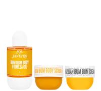 Sol de Janeiro - Bundle Trio: Bum Bum Body Firmeza Oil 100ml, Body Scrub 220g & Brazilian Bum Bum Cream 240ml for Women