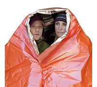 SOL® Emergency Blanket XL - Orange Two People Durable Waterproof Windproof Reflects 90% Body Heat First Aid Blanket Hiking Hunting Backpacking Walking Outdoor Emergency Search and Rescue
