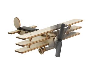 Sol Expert 40280 - Solar Triple-Decker Airplane - Length 180mm, Sp...