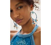Sol Hoop Earrings at Free People in Sky Blue - female