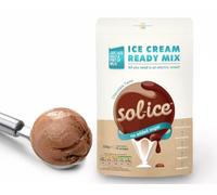 Sol-ice 0% Added Sugar Ice Cream Mix Powder | Dairy Keto Friendly | Whip with Just a Mixer or Machine | Chocolate 225g (makes 8-10 scoops)
