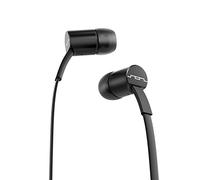 SOL Republic Jax In-Ear Headphones - Noise Isolating, Tangle-Free Earphones with Mic + 1 Button Control, High Quality Sound w/ Powerful Bass & Vibrant Vocals, 4x Earbuds Sizes for Perfect Fit - Black