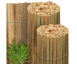Sol Royal Garden Bamboo Fence Screening FSC® for Outdoor Wind Sun Natural | 120x300cm Robust Weatherproof Balcony Privacy Screen Panels Protection mat windbreak roll B89