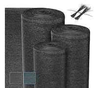 Sol Royal Shade Net SG 80 - Shading Net 165 g/m² - UV Shade 5000x100cm Shading Fabric Anthracite Privacy Screening HDPE with Cable Ties for Greenhouse, Garden, Fence & Balcony