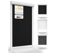 Sol Royal Thermal Blackout Roller Blinds for Windows No Drill Cassette Door