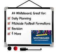SOL Small Whiteboard with Pen 29x24cm Small Portable Writing Board Perfect for Home & Office, Re-usable & Easy to Clean with Smooth Writing Surface Ideal Planning & Organisation, Easy to Install & Use