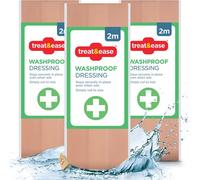 SOL Washproof Wound Dressing Strips 6M - Cut To Size Large Wound Fabric Plasters - Plasters Fabric - Large Plasters Fabric Roll