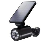 SOL1801S Dummy Solar IR Security CCTV Camera with Flashing Red LED Diode Motion Sensor Surveillance with Accessories Indoor Outdoor