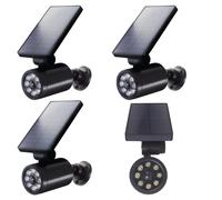 SOL1801S Solar Dummy Camera 4-Pack - Flashing LED PIR Motion Sensor, IP44