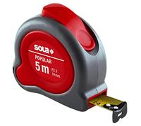 Sola 50024301 "Popular PP 5" Tape Measure, Grey/Red, 5 m