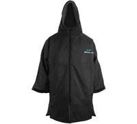 Sola Adult Waterproof Changing Robe - Black/Blue - Black - M
