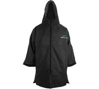Sola Adult Waterproof Changing Robe - Black/Blue - Black - S