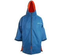 Sola Adult Waterproof Changing Robe - Navy/Orange - Navy - L