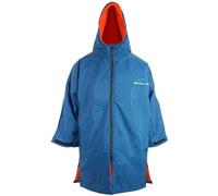 Sola Adult Waterproof Changing Robe - Navy/Orange - Navy - M