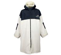 Sola Adult Waterproof Changing Robe - Sand/Navy - Sand - S