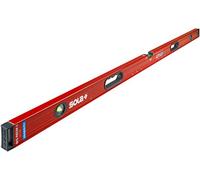 SOLA Big RedM 3 Neodymium Magic Spirit Level with Neodymium Magnets I with Patented Dragonflies SOLA-Focus Dragonfly and SOLA Coating with Integrated Handles I with 2K Tips