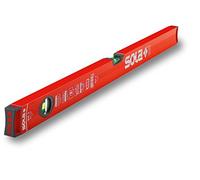 Sola Big X 60 60 cm Box Profile Spirit Level - Red
