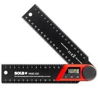 Sola Digital Protractor, 200/500 mm, Try Square with LCD Display, WMD 200, Ruler, 23.0 cm