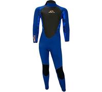 Sola Kids Storm Back Zip 3/2mm Fullsuit Wetsuit Blue Camo (L)