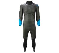 Sola Open Water Mens - Back Zip 3/2mm Fullsuit Wetsuit - Black/Blue - Black - M