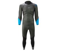 Sola Open Water Mens - Back Zip 3/2mm Fullsuit Wetsuit - Black/Blue - Black - S