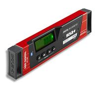 SOLA - RED 25 Digital Spirit Level 25 cm with Bluetooth - Spirit Level with LCD - Remote Control via Smartphone and App - Digital Inclinometer - IP65